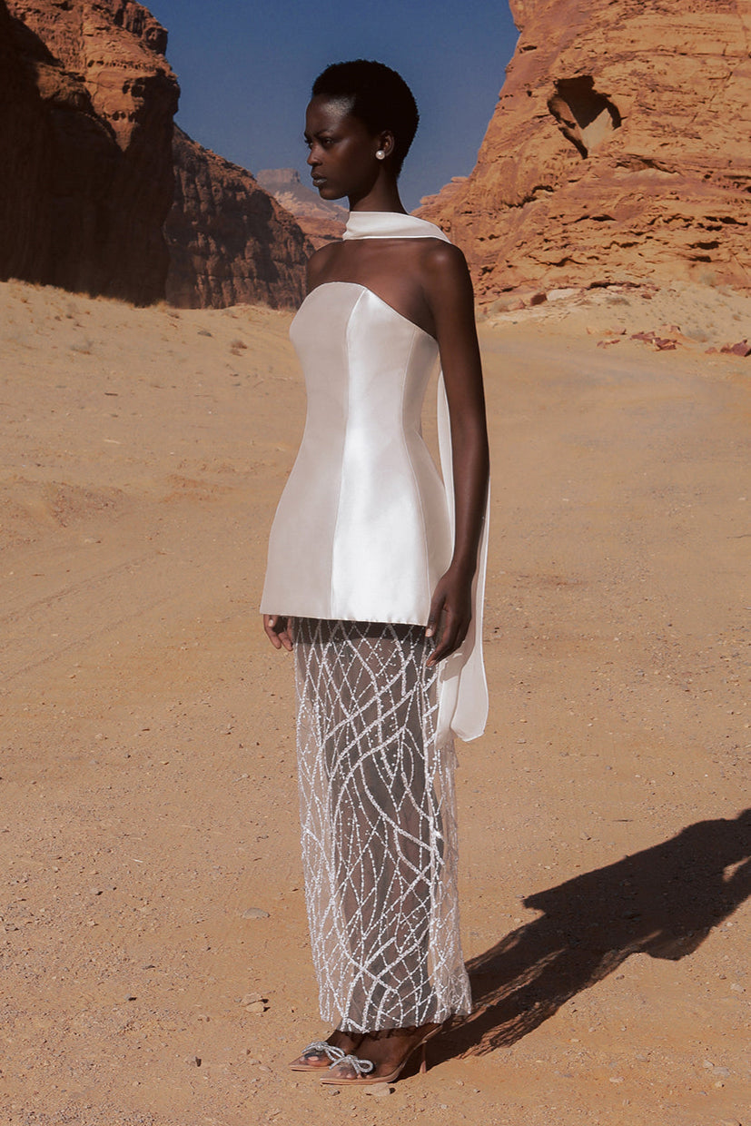 Isobel Dress - White