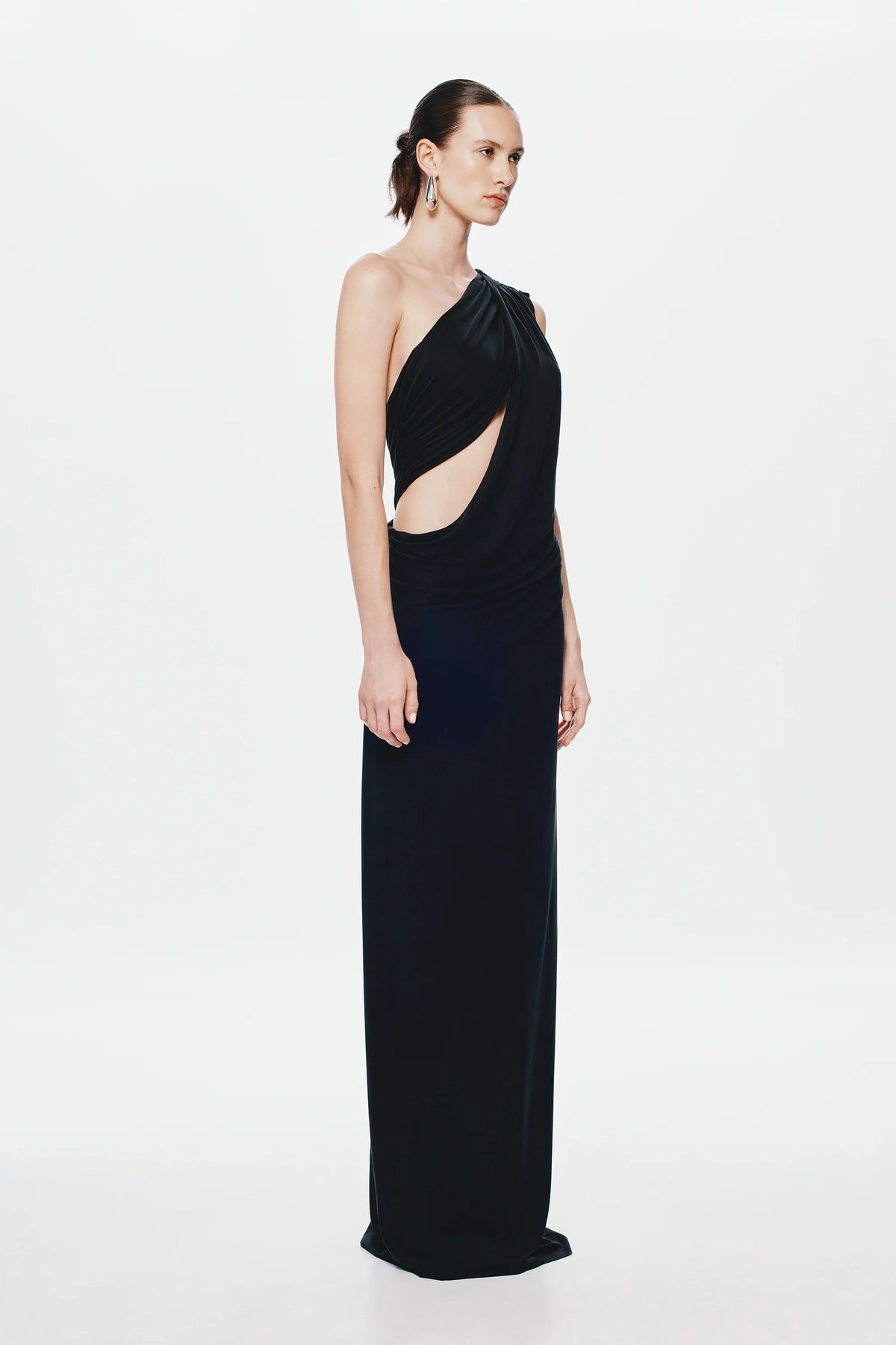 Misha Solstice Cupro Maxi Dress - Black