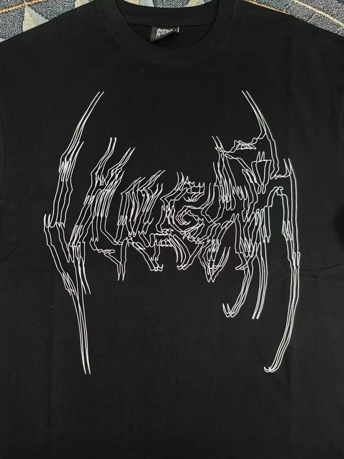 Revenge 24SS God’s Eye Puffy Print Short-Sleeve T-Shirt