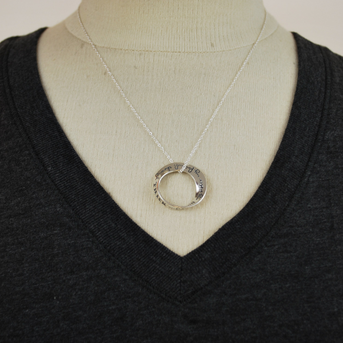 Sisters Mobius Necklace - The New York Public Library Shop