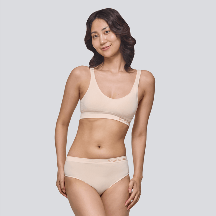 Women's SmoothFit Bikini Brief - Chic Champagne - Bamboo Underwear
