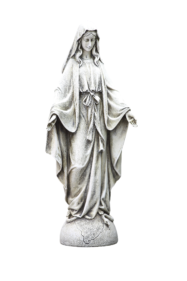 14" Our Lady of Grace Garden Statue
