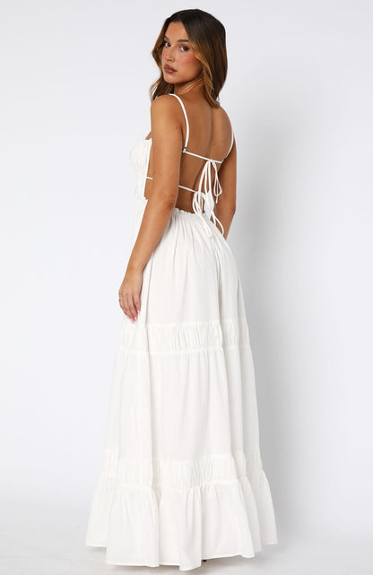 Rumour Has It Maxi Dress White
