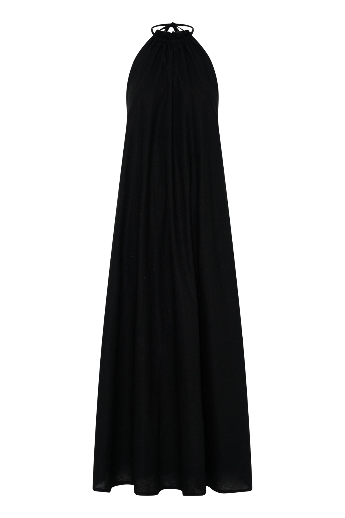 Alysse Halter Maxi Dress - Black