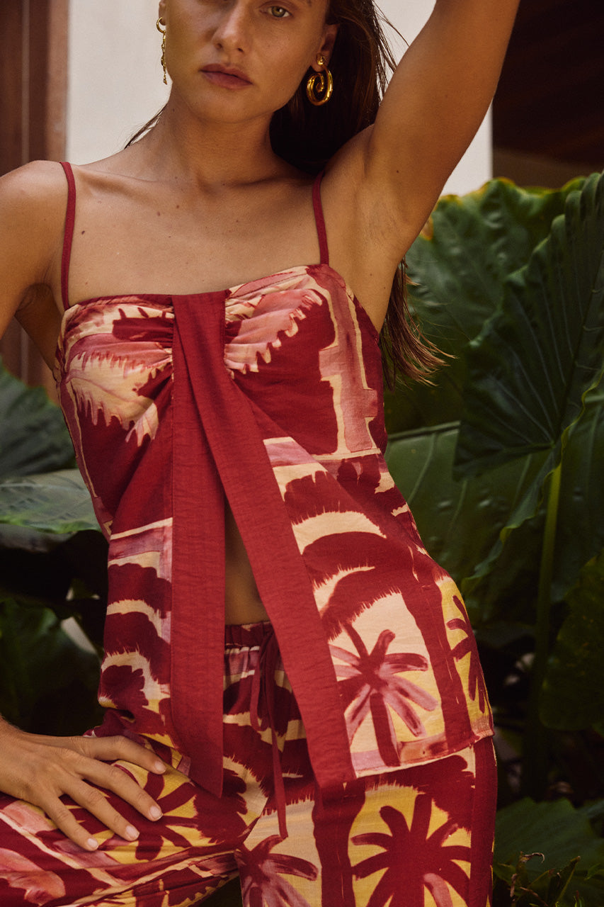 Catriona Top - Arlo Print