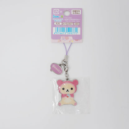 2013 Korilakkuma Beauty Enamel Keychain - San-X Rilakkuma