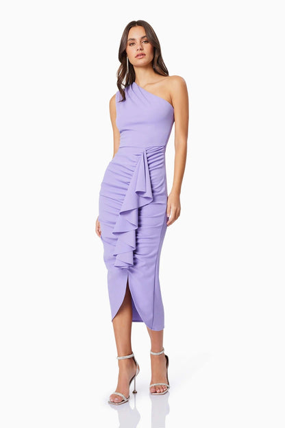 Jade Midi Dress - Purple