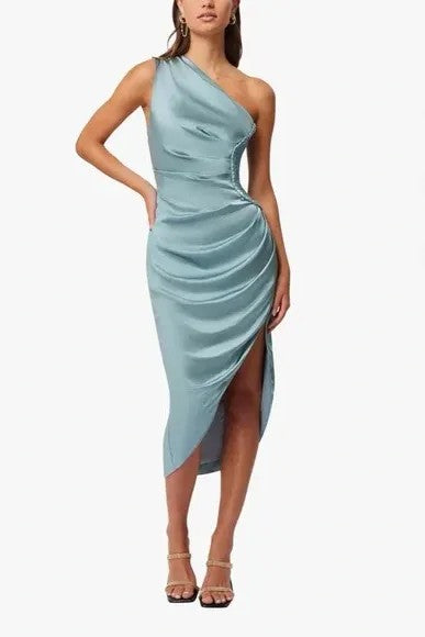 Aria Midi Dress - Artic Blue