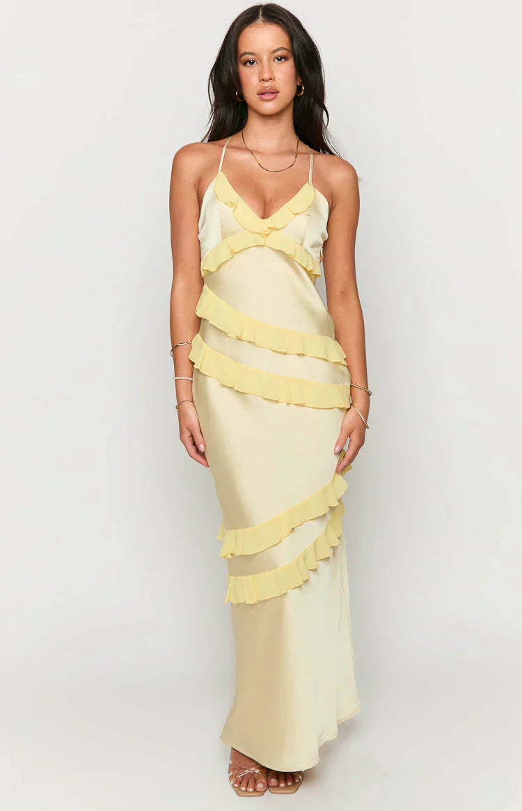 Inara Ruffle Maxi Dress