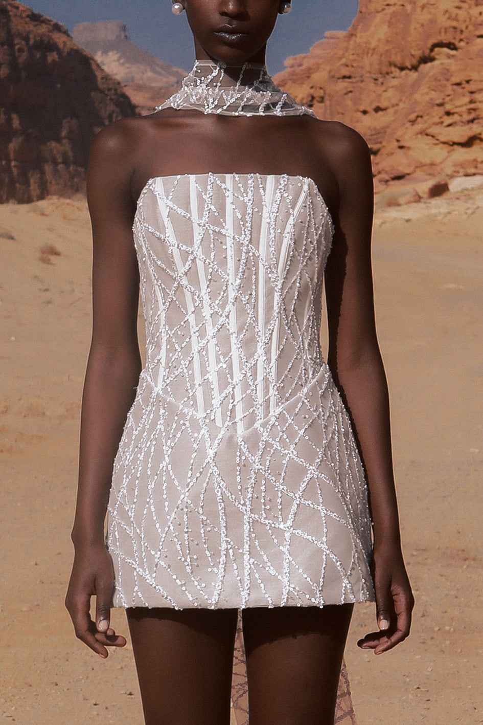 Leora Dress - White