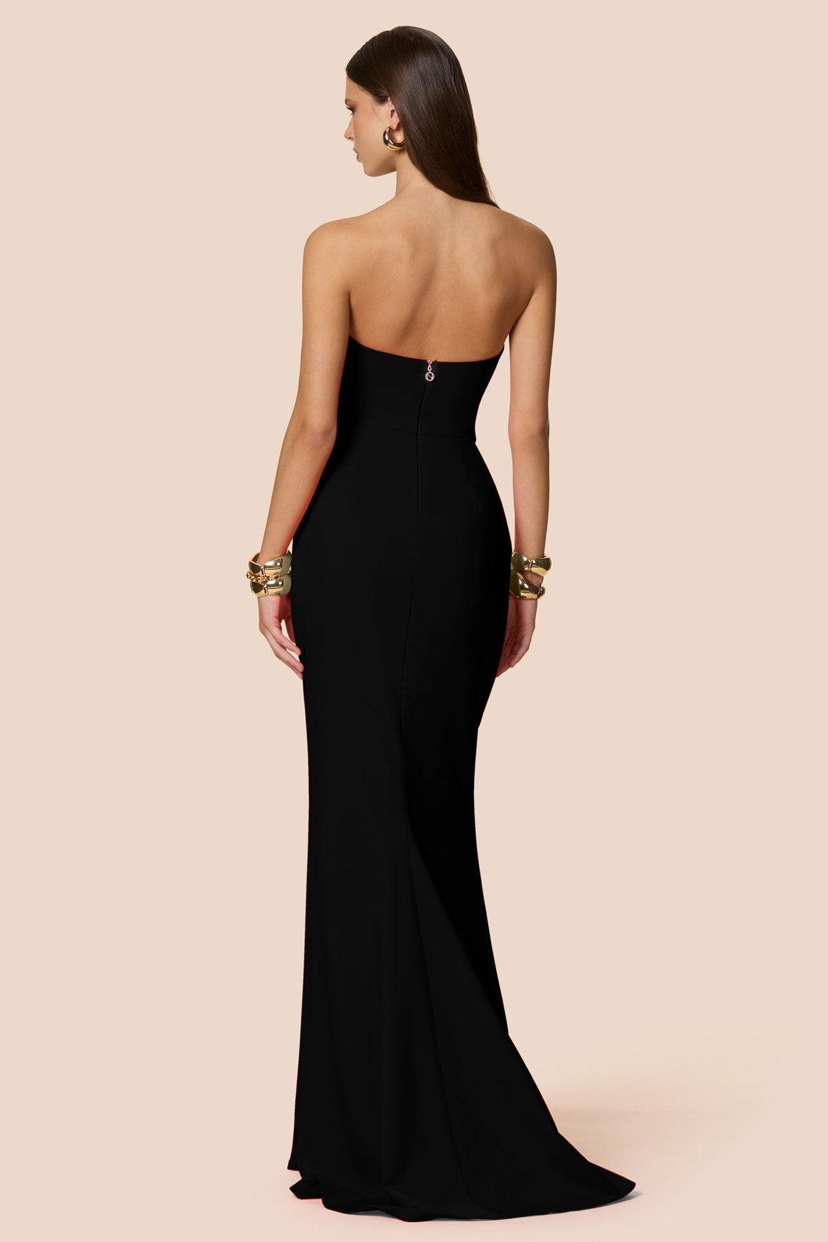 Nookie Aaliyah Strapless Gown - Black