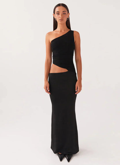 Mia Asymmetrical Long Dress