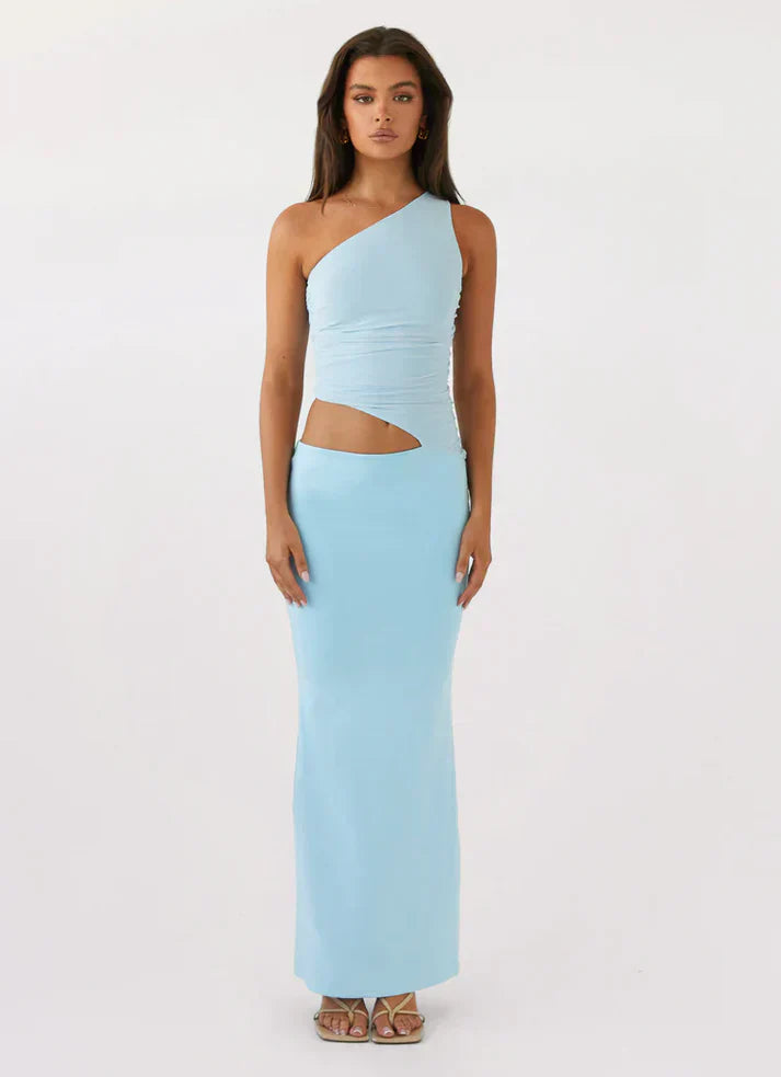 Mia Asymmetrical Long Dress