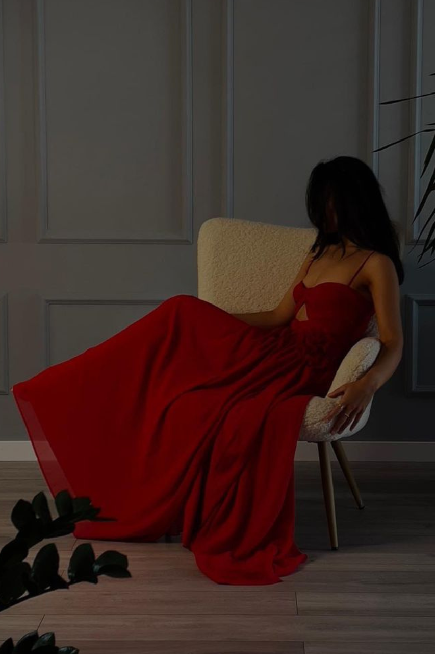 Danika Maxi Dress - Red