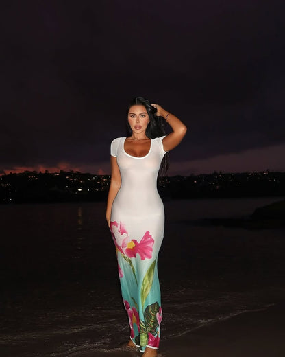 Laylah Midi Dress - Nalani Print