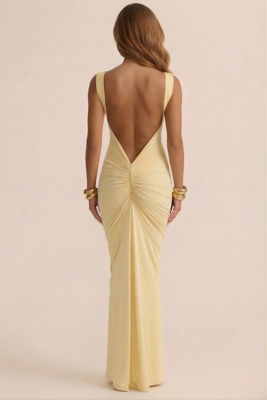 Sabia Dress - Lemon (PREORDER)