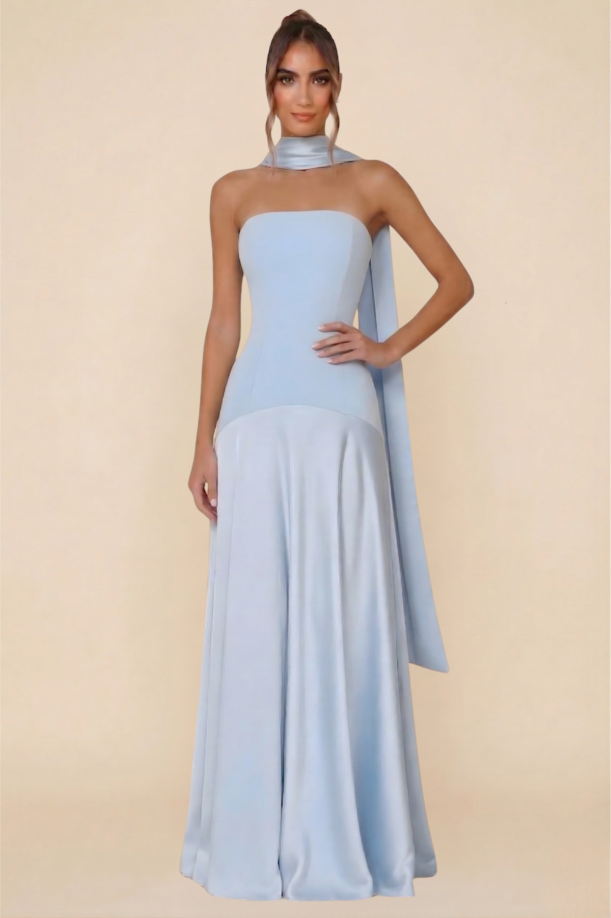 Alexandra Gown - Cloud Blue