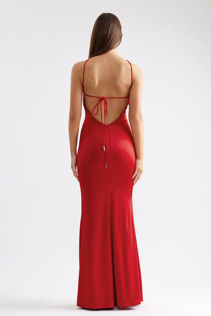 Claudette Dress - Scarlet