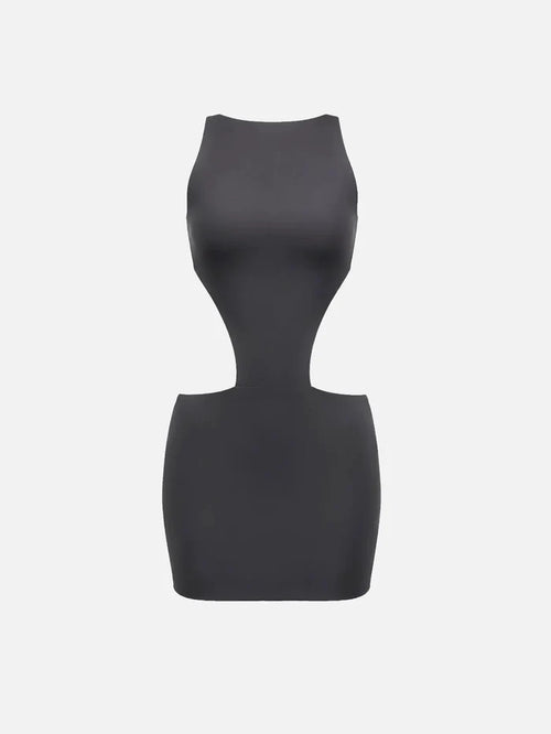 SLOWBURN Ash Dress – siyah, önden görünüm