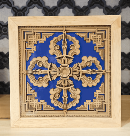 Ashtamangala Bajra Sacred Frame