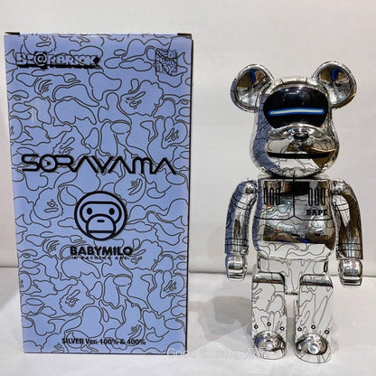 Bearbrick Violent Bear Plated Building Block Bear Figurine/LivingRoom Decor Gift - DM for style