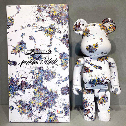 BE@RBRICK 400% Violent Bear Display: Building Block Bear/Ocean Figure Doll Gift - DM for Style