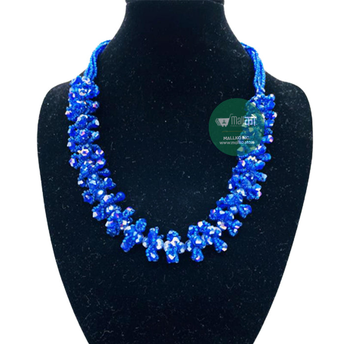 Blue necklace fashion jewelry for women