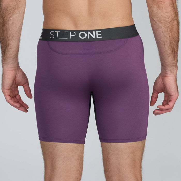 Purple Men's Underwear with Fly - Model:Skyler