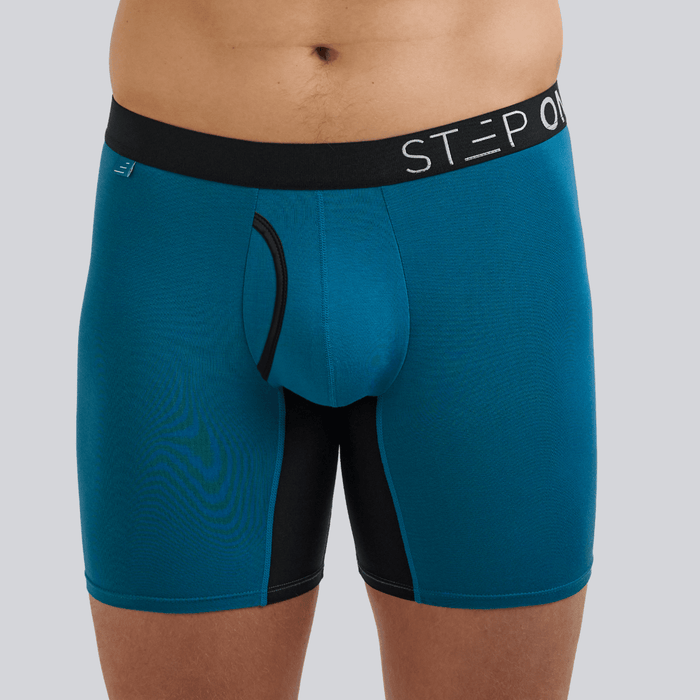 Boxer Brief Fly - Lyons Blue - Bamboo Underwear