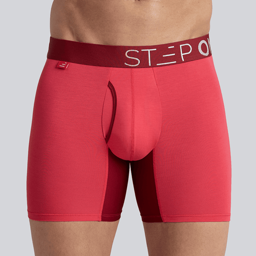 Boxer Brief Fly - Winter Berry - Bamboo Underwear
