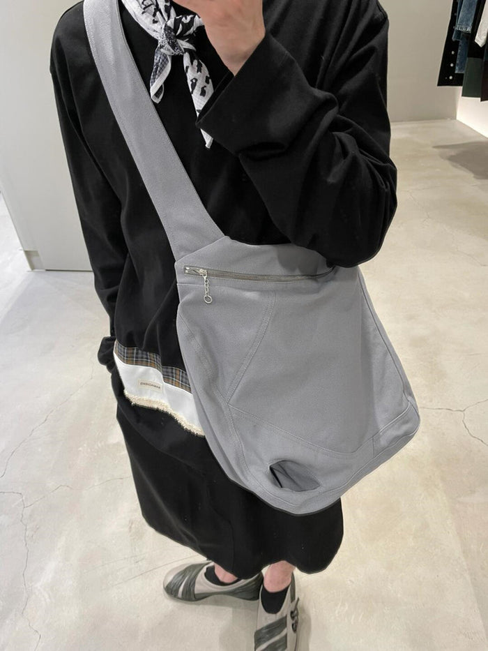 donclick Kiko Kostadinov 24SS Crossbody Bag – New Canvas Zip Shoulder Bag Unisex