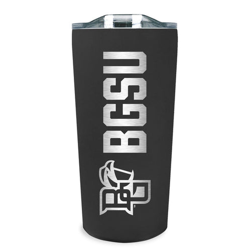 Fanatic Group BGSU Black 18oz Stainless Soft Touch Tumbler