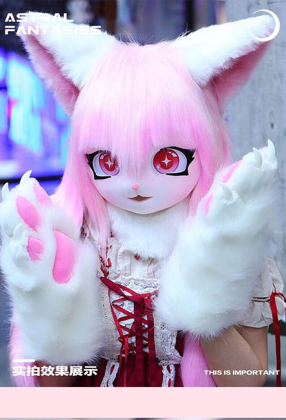 Furry Kigurumi Anime Cosplay Pre-Design Kigurumi Animal Headpiece Lolita Costume - Order with colors