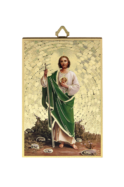 Gold Foil St. Jude Mosaic Plaque