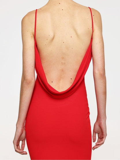 Havilland Gown - Cherry Red