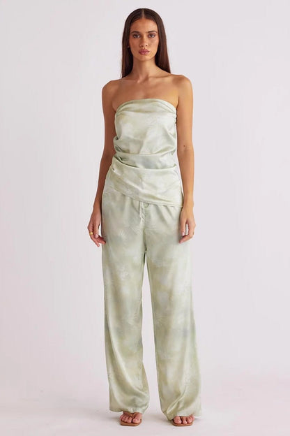 Lyra Print Top - Pear