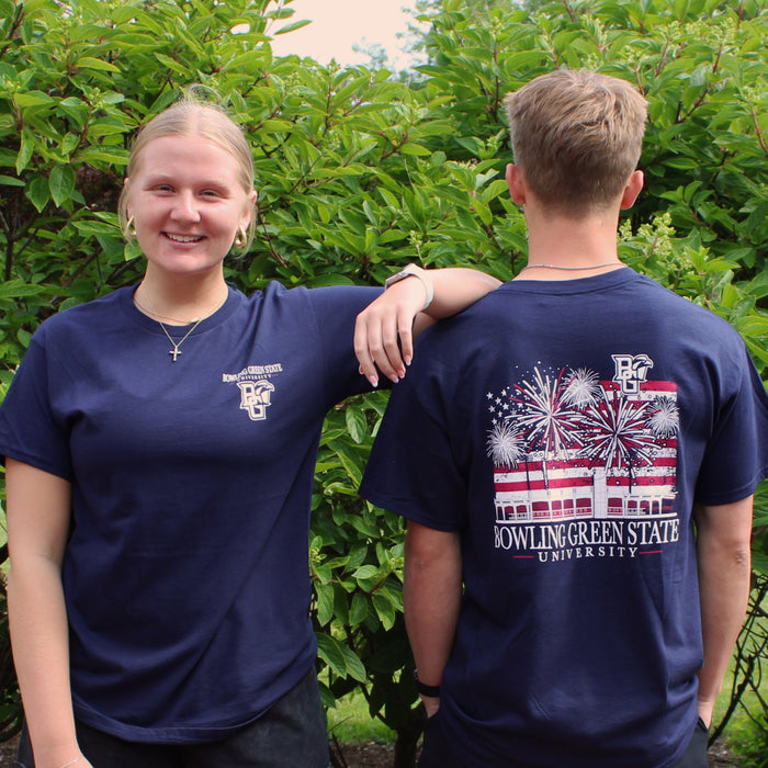 Image One BGSU Star Spangled Fireworks Tee