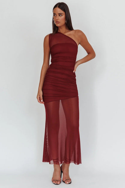 Vanity Maxi Dress - Wine