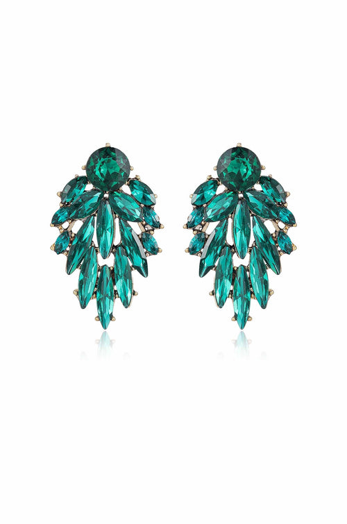 Cry Me A River Earrings - Emerald