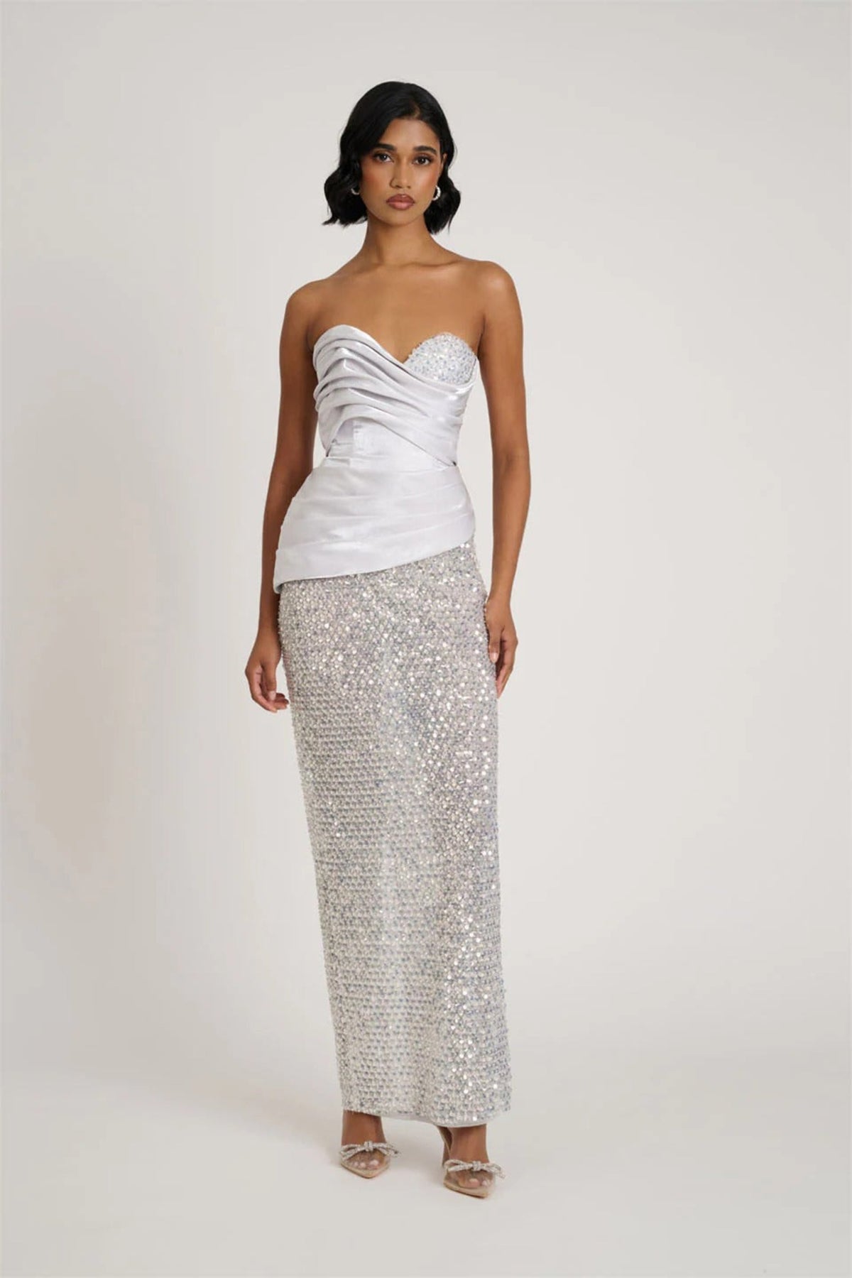 Gia Gown - Silver