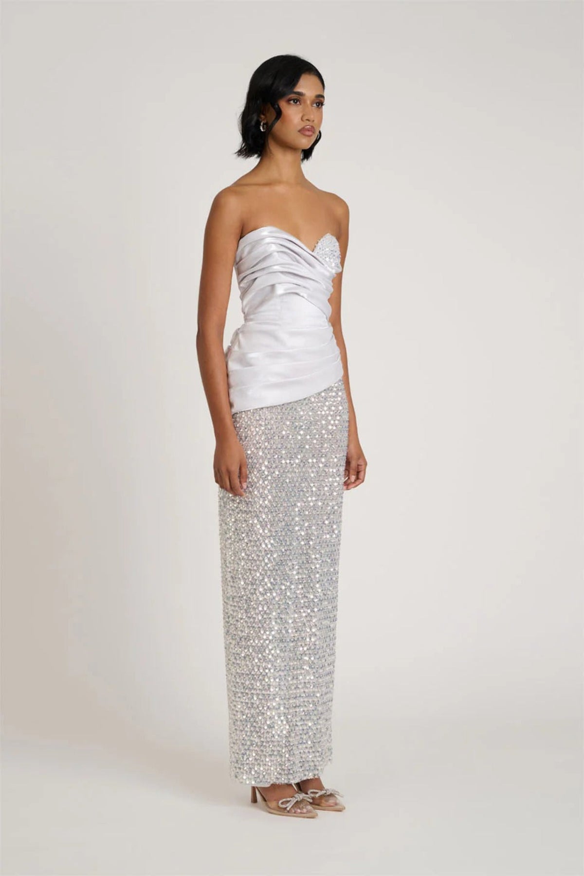 Gia Gown - Silver
