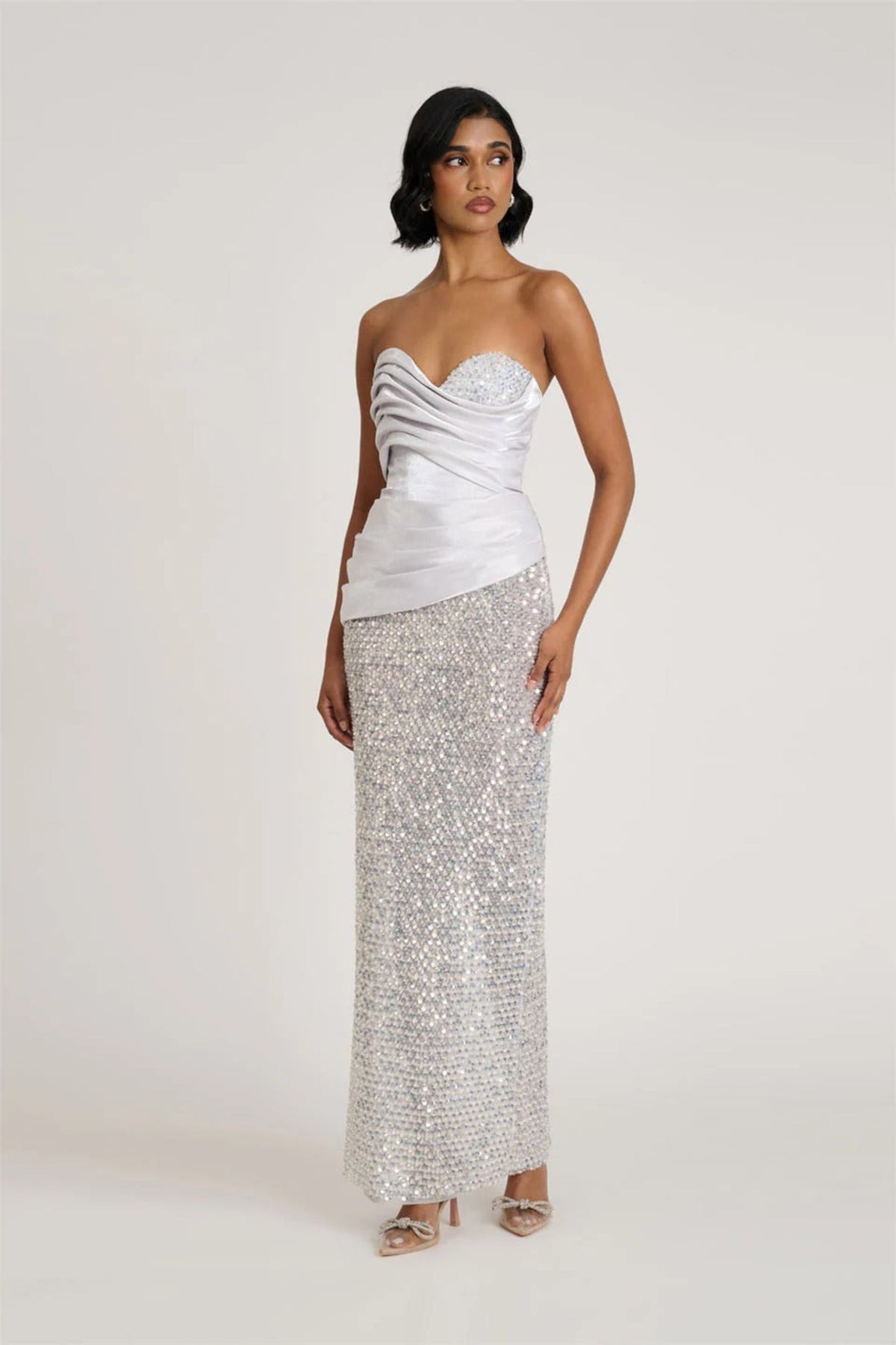Gia Gown - Silver
