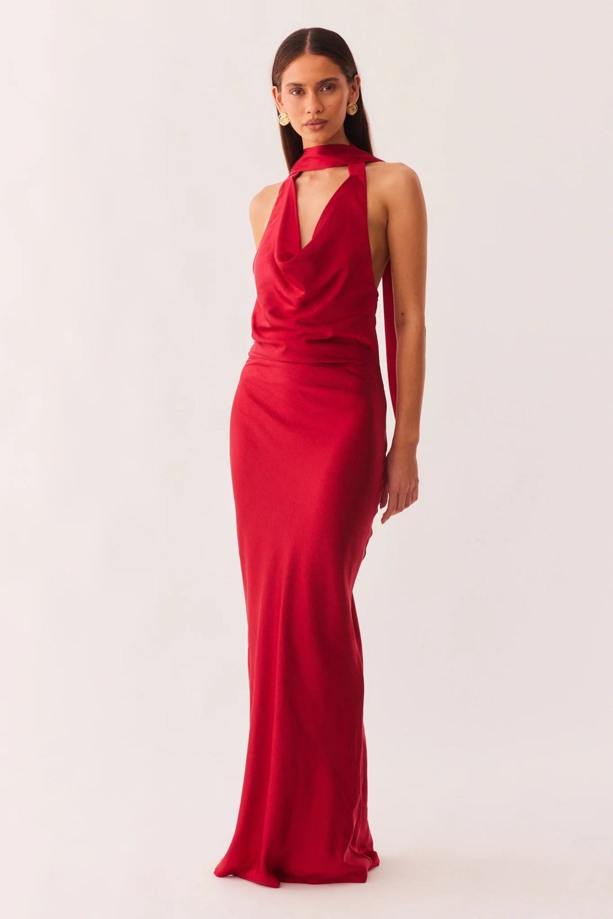 Rosanna Maxi Dress - Red