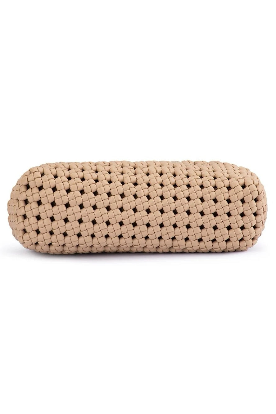 Everly Hand Woven Clutch - Natural