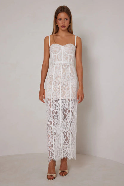 Alessandra Dress - White