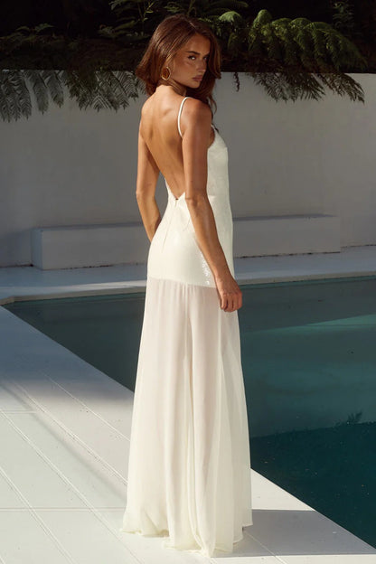 Tulia Maxi Dress - Cream