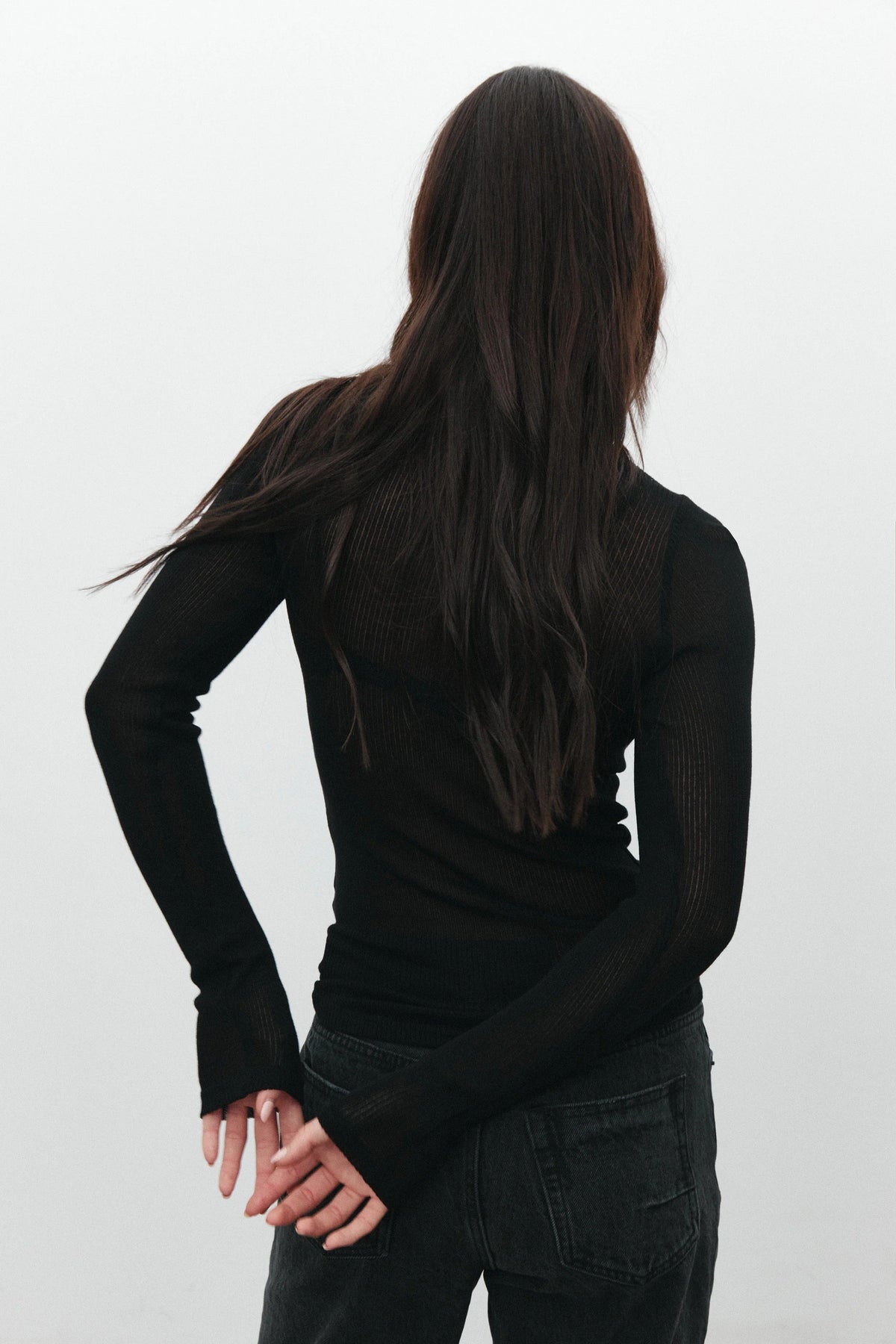 Myles Crew Neck Top - Black
