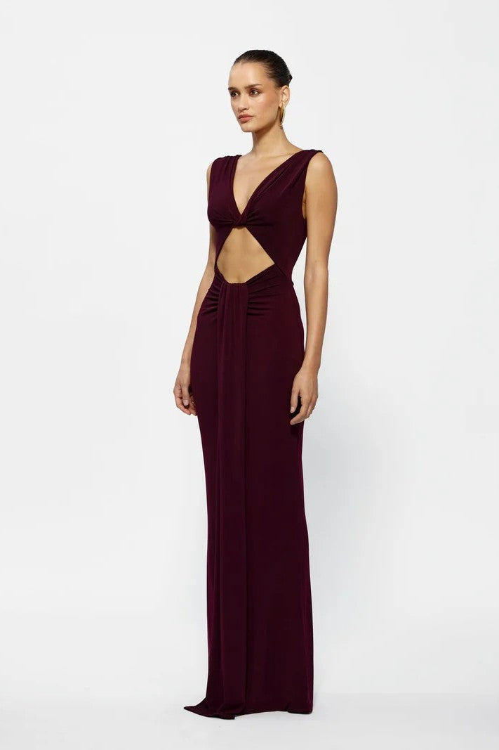 Faith Dress - Black Cherry