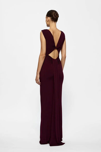 Faith Dress - Black Cherry