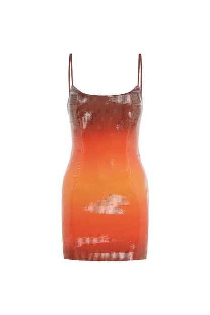 Deia Mini Dress - Blaze Ombre